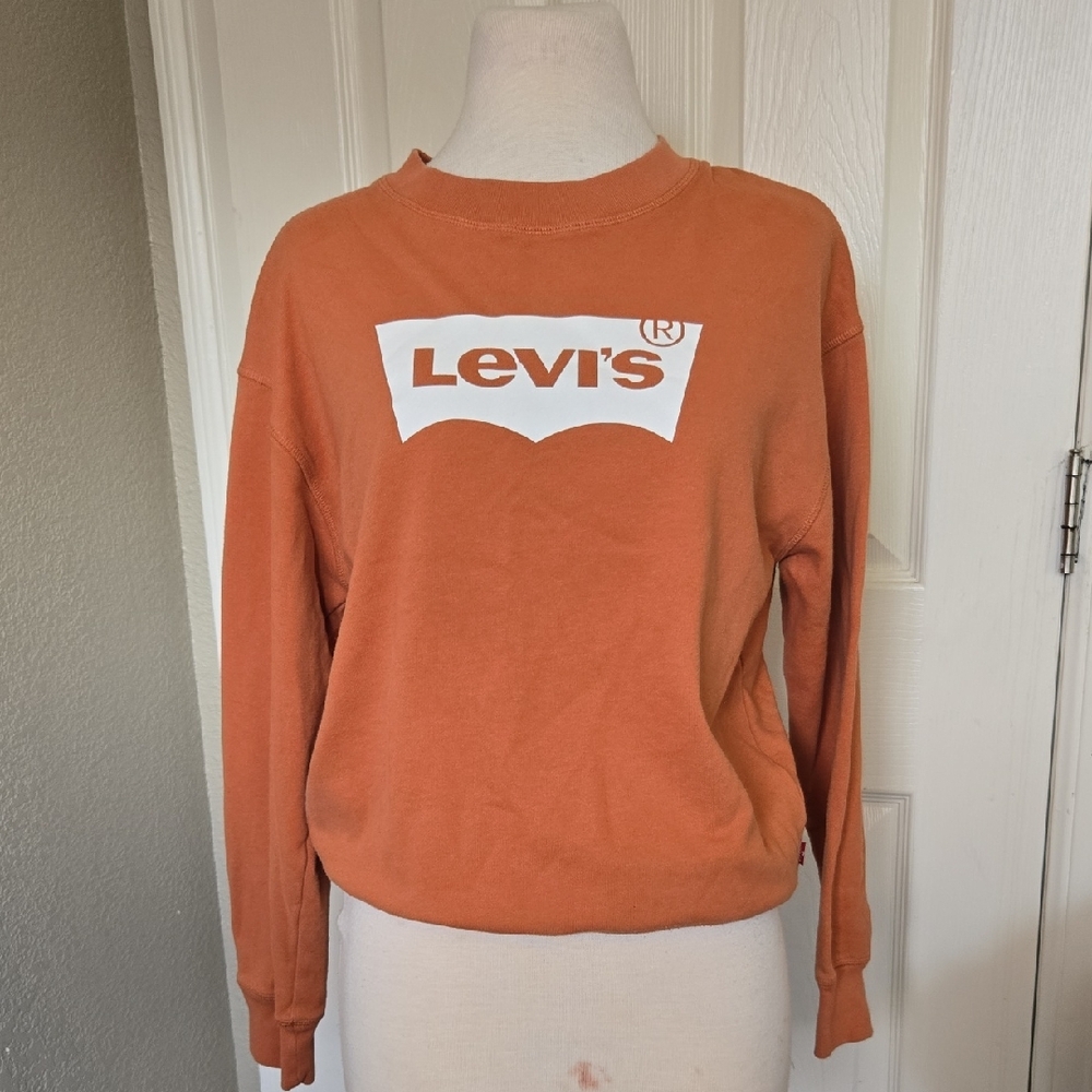 Levi's Burnt Orange Crewneck Sweatshirt with White Tag Size S
